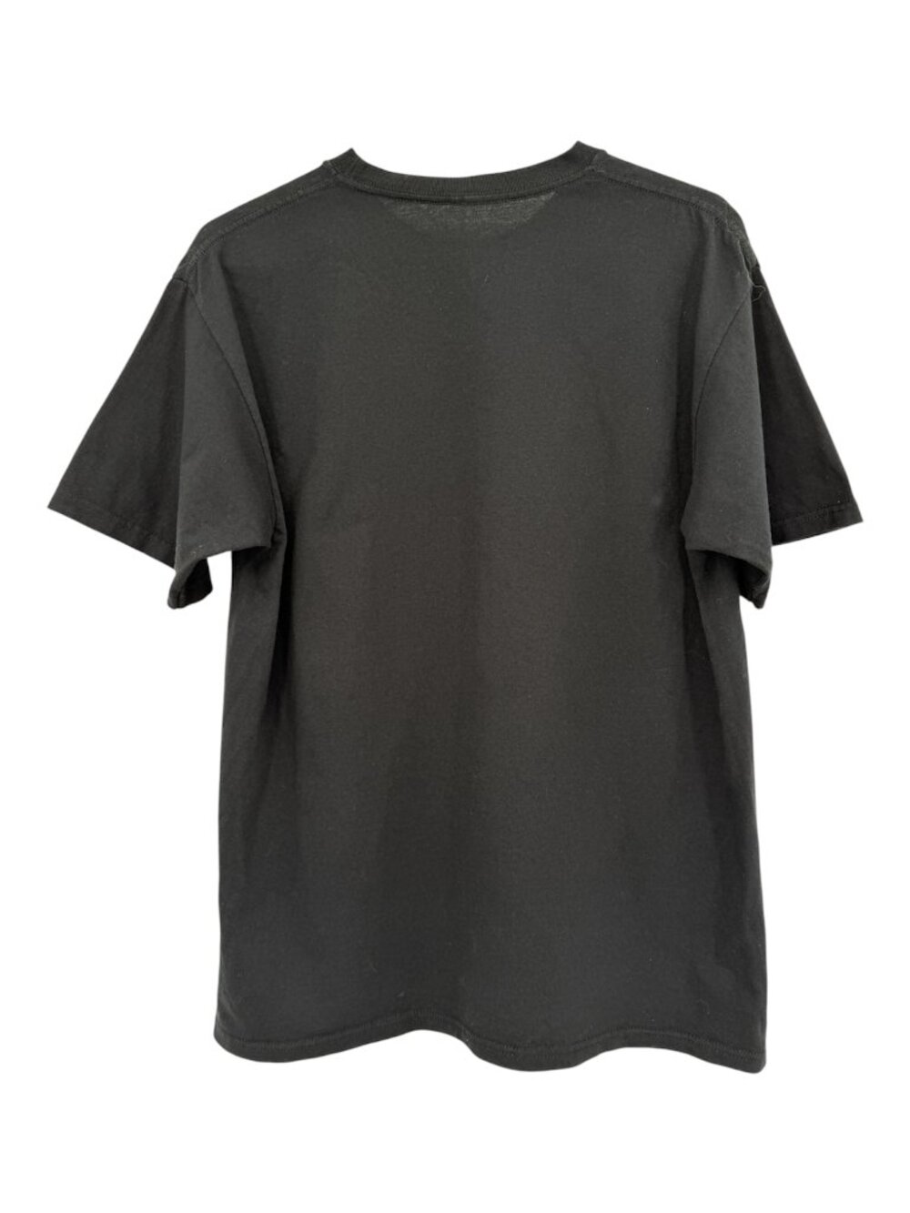 ALO Yoga Black Short Sleeve Logo Tee with White Print - Picture 2 of 5